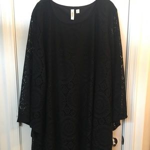 Beautiful black lace cocktail dress